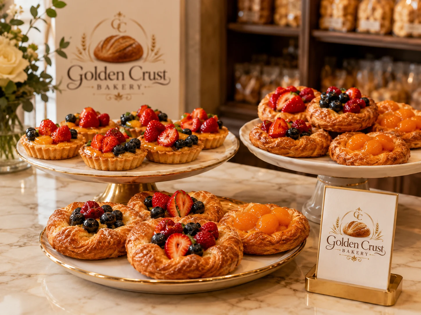 Fruit tart pastries