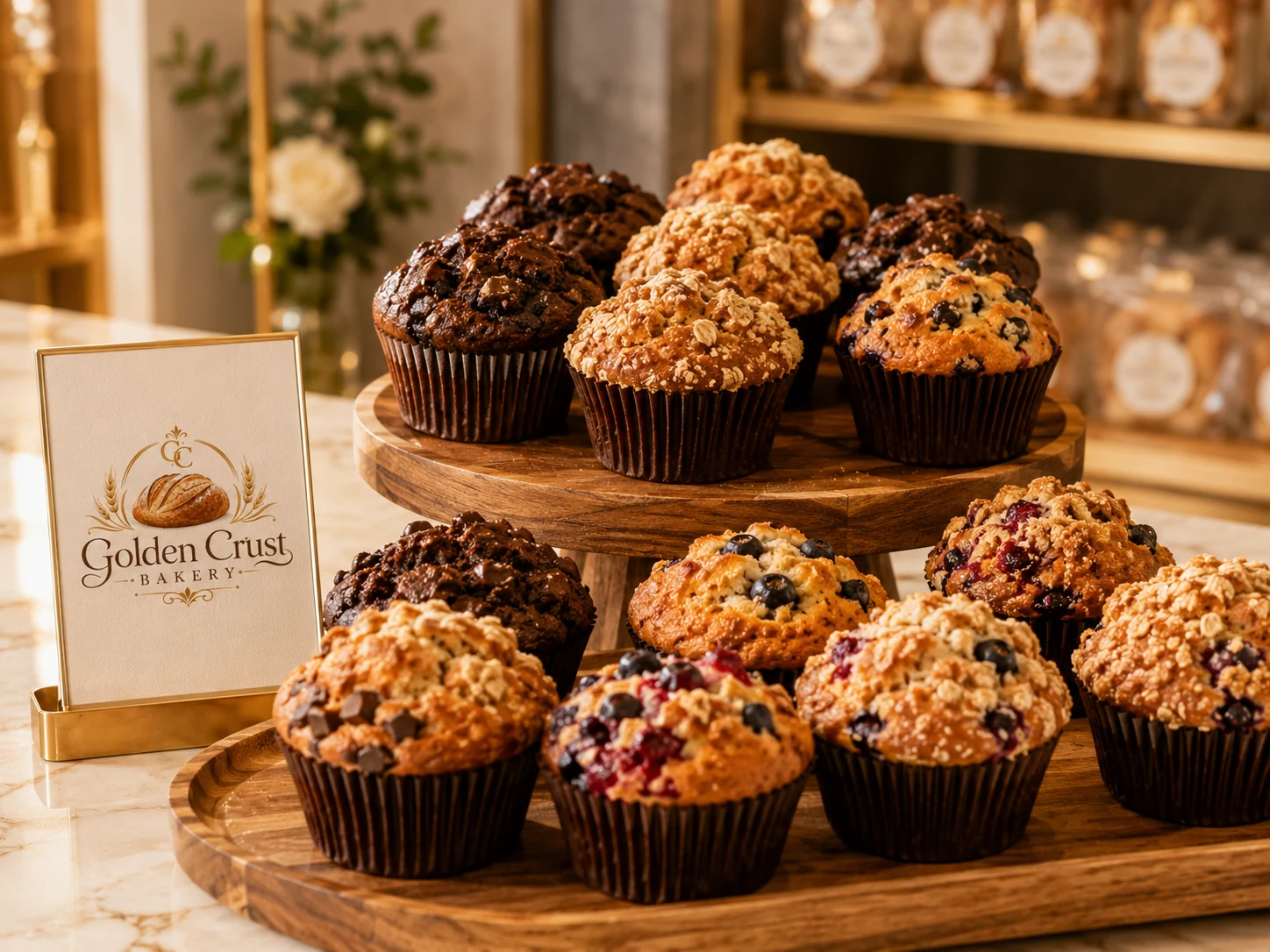 Assorted muffins